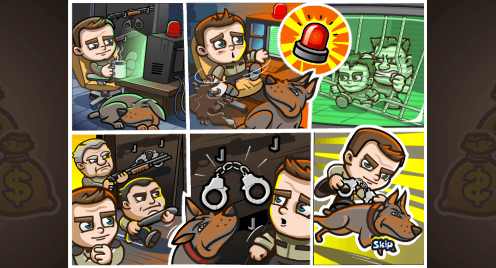 Money Movers 3 power-up scene
